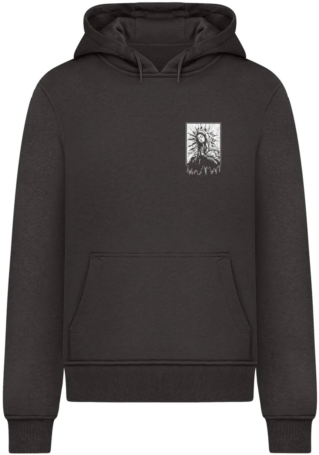 Hoodie Mister Tee Sacred Mary Zwart