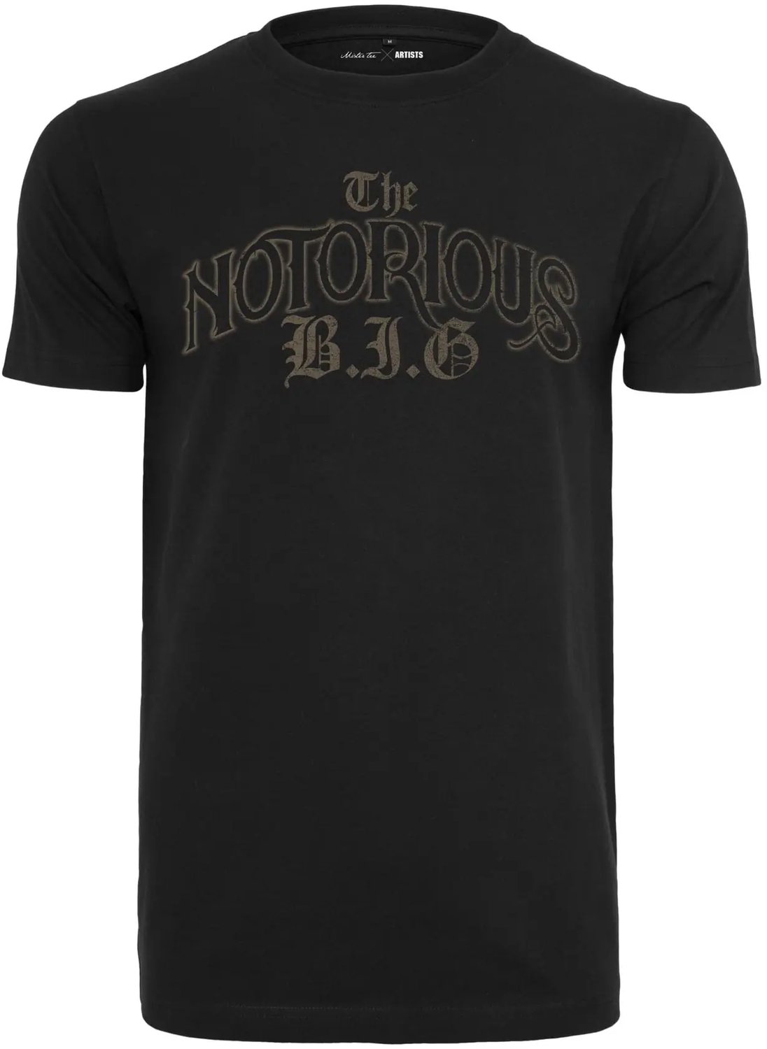 T-shirt Mister Tee Notourious BIG Logo Zwart