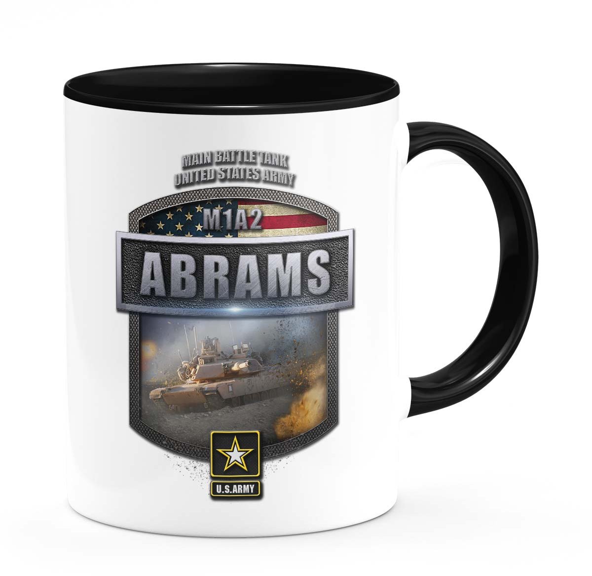 Mok M1A2 Abrams Tank - Hoogwaardige Keramiek, 330ml