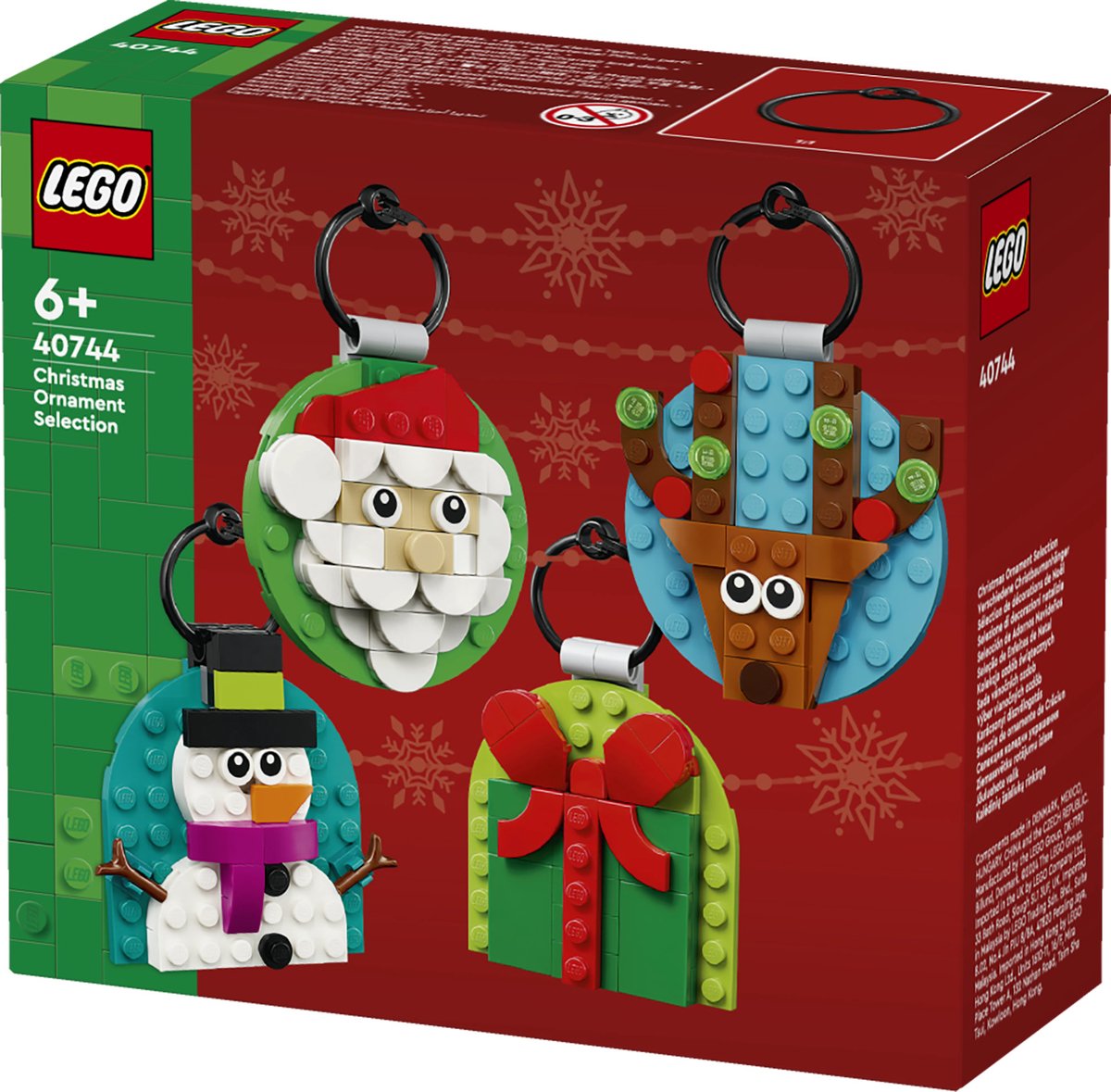LEGO Schattige kerstversieringen Kerstdecoratie Om te Knutselen voor Kinderen 40744 — afbeelding 4