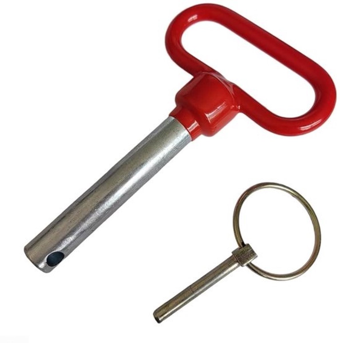 Klink Pin - Veiligheidspin Rack - Krachtraining Stabiliseren - Q235 Staal Constructie - 16mm - Rood