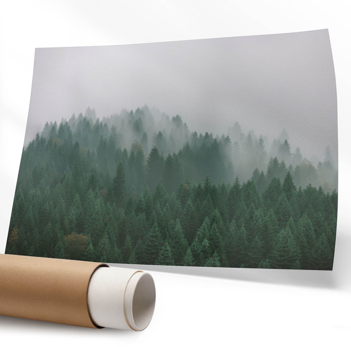 Coloray Canvas Poster Polycanvas - Kleurrijke Rit, Waterverf - 594 x 840 mm - Beige Decoratie - Rechthoek - Decoratieve poster - Kantoor - Expressief