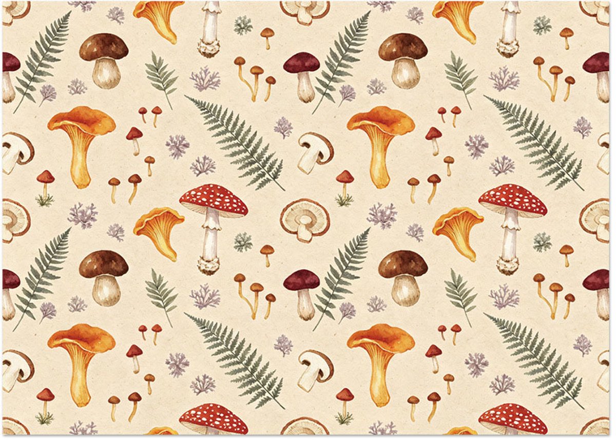 Cadeaupapier — Set van 10 stuks — Herfstthema — Premium kwaliteit — Cadeauverpakking — Duurzaam materiaal — Geschikt voor Thanksgiving, verjaardagen, feestjes en babyborrels — 50*70 cm