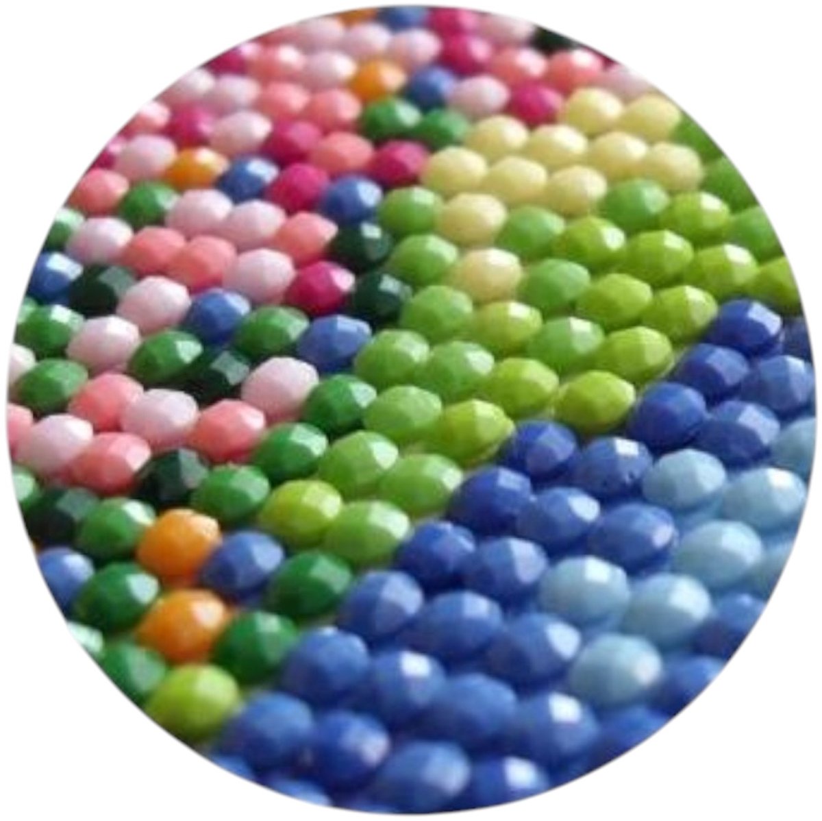 30x20cm Diamond Painting tijger welpjes (rond) nr 399