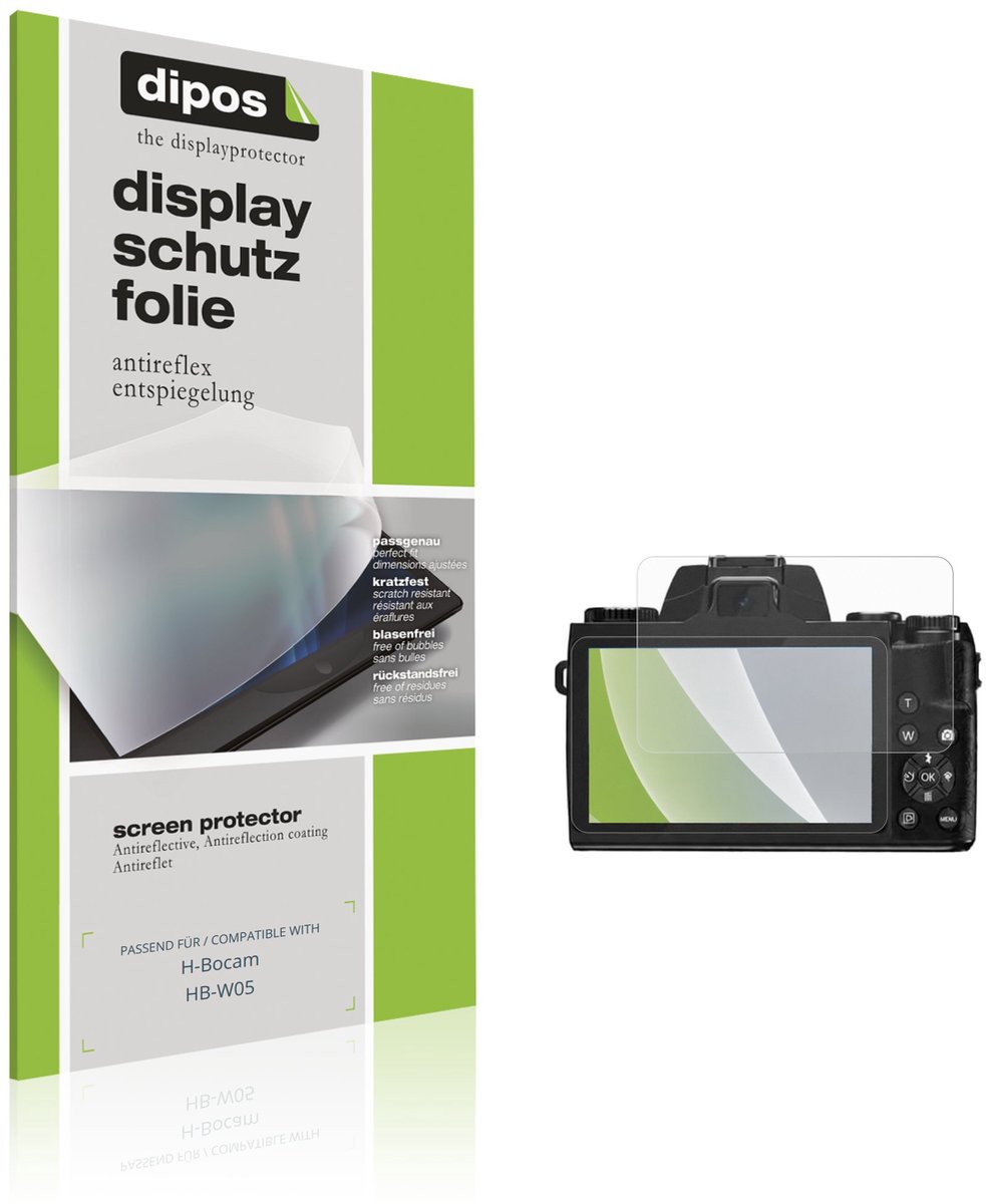 dipos – 4x Matte Beschermfolie geschikt voor H-Bocam HB-W05 | Krasbestendige & antireflecterende Screenprotector Ultra-Thin