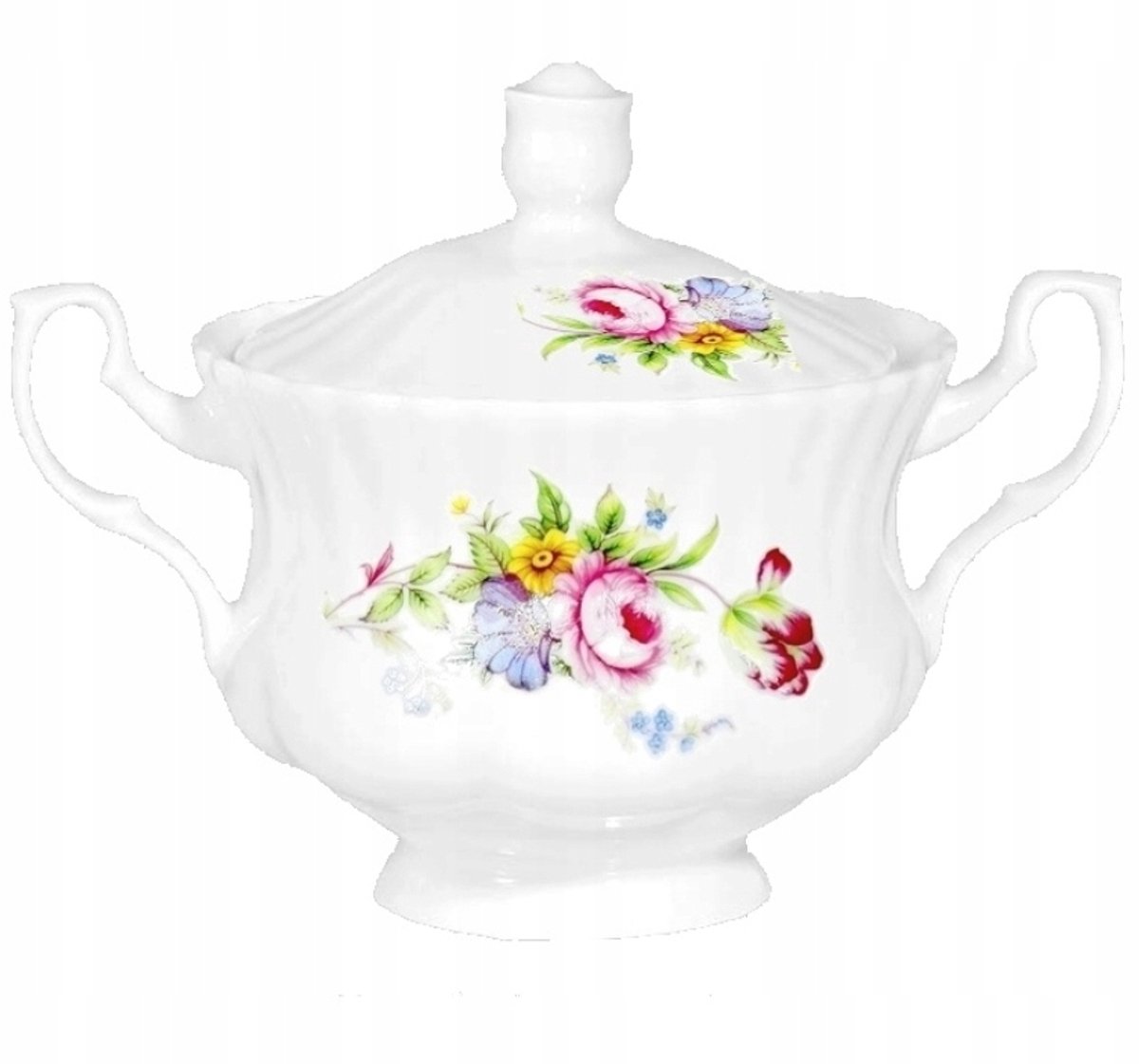 Malcer Iwona Suikerpot 300ml Wit Porselein Decoratie 960