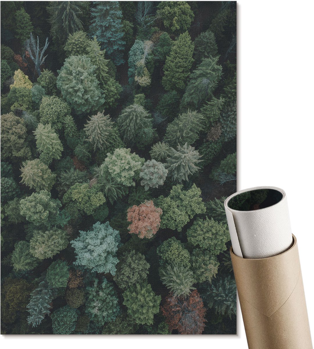 Coloray Canvas Poster Polycanvas - Herald'S Exam, Tekening - A2 - Beige Decoratie - Rechthoek - Wandkunst - Woonkamer, Slaapkamer, Kantoor - Erotisch