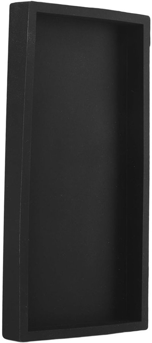 Siliconen Opbergbak - Cosmetica Organizer - Badkamer Organiseren - Anti-slip Functionaliteit - 20x10 cm - Zwart