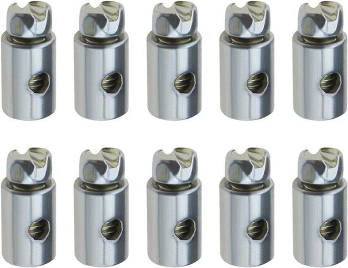 Gasklepkabelstops Remkabeleinden Draadstoppers voor Go-Kart Fiets Motorfiets - 2mm Diameter