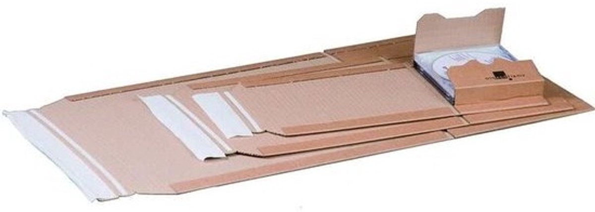 Verzendverpakking Karton - Verzenddoos Brievenbusdoos - Veilig Verzenden - In Hoogte Variabel - C4 255 x 328 mm - Bruin
