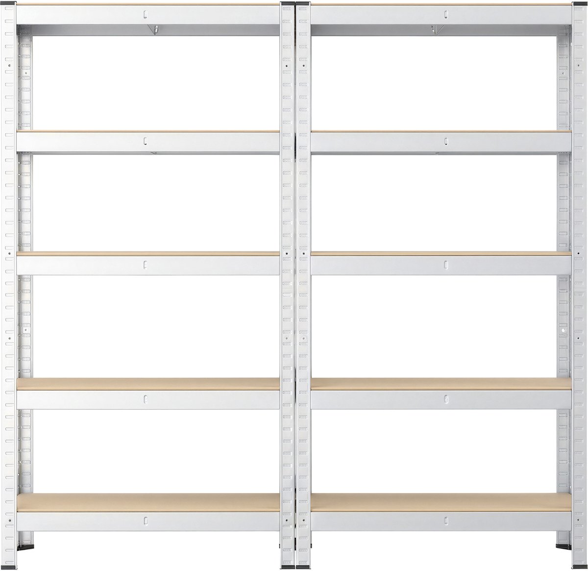 SONGMICS - Set van 2 Opbergrekken - 5 Lagen - Draagvermogen 650 kg