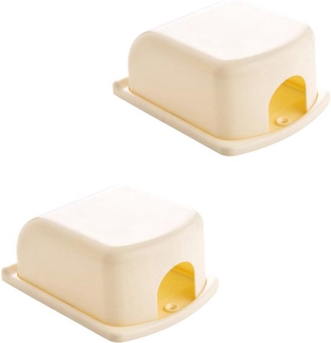 Stopcontact Beschermers - Stopcontact Afdekking - Kindveilige Woning - Schokbestendig Ontwerp - 14 x 10 x 6 cm - Diverse kleuren