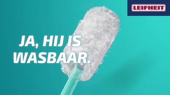 Plumeau Leifheit Superduster XL, avec manche pliable - lavable - flexible - système à clic