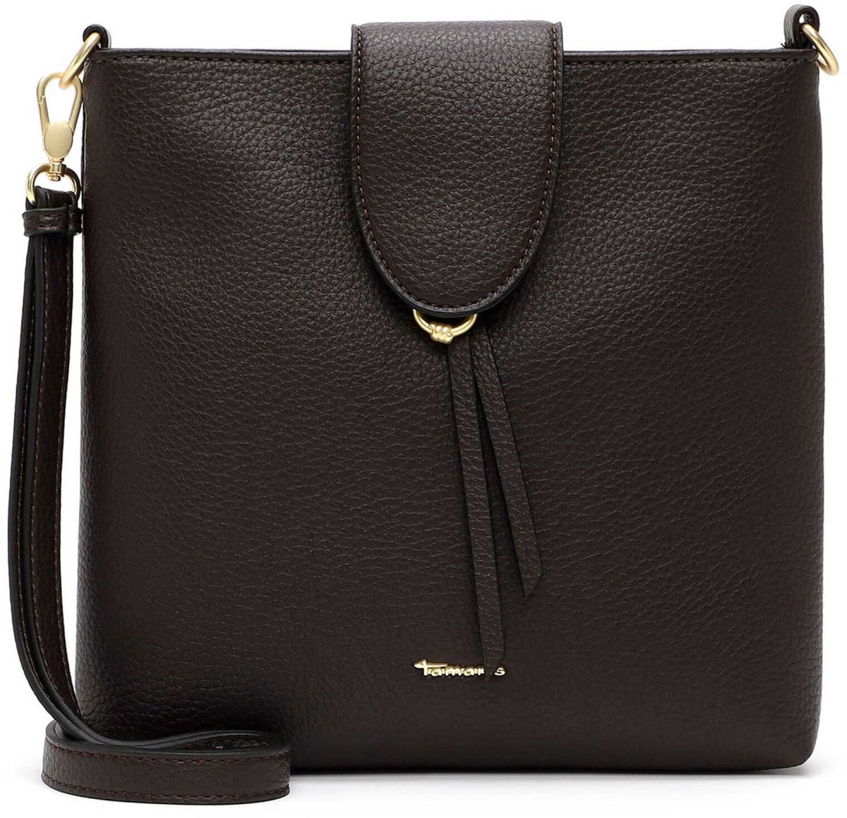Tamaris schoudertas Manuela Crossover Bag Brown donkerbruin
