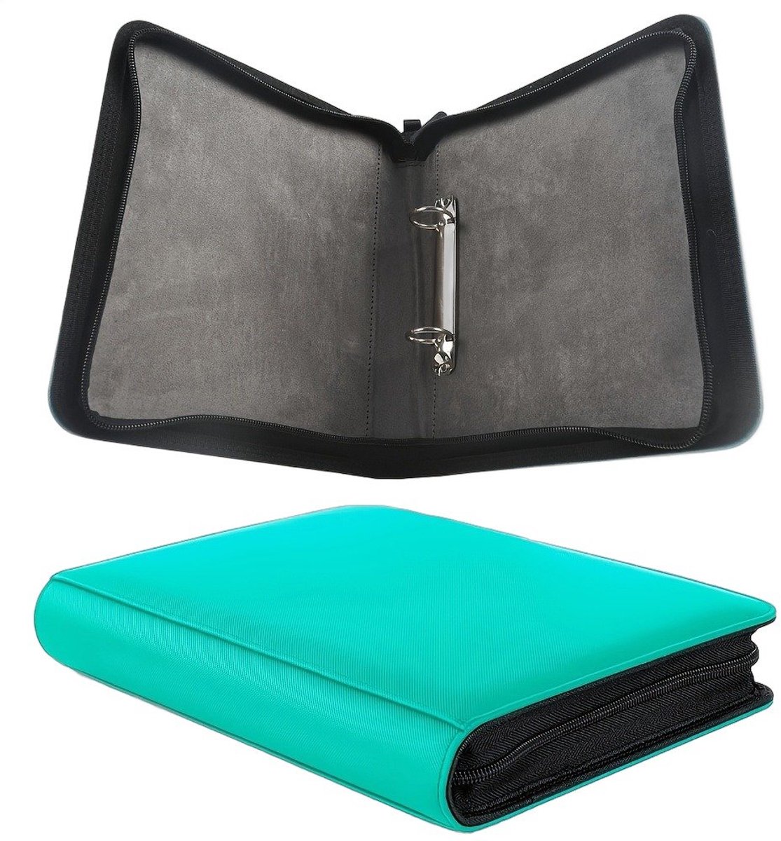 Currero Toploader Binder - Verzamelmap Kaarten - Geschikt voor Pokemon - 4 Pocket - 9 Pocket - 12 Pocket - Trading Card Map - Toploadermap - Groen