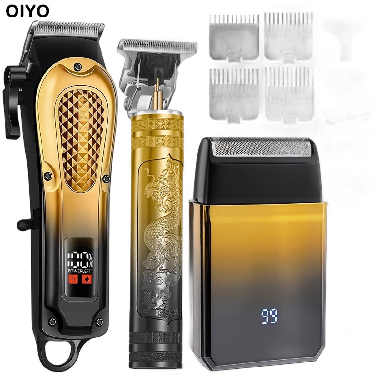 Currero Foil Shaver - Scheerapparaat Mannen - Hoofd Scheerapparaat - Head Shaver - Tondeuse met Trimmer - Lichaam en Baard - Oplaadbaar