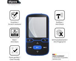 dipos – 2x Matte Pantserfolie geschikt voor PINHUI X85 | 9H Screenprotector