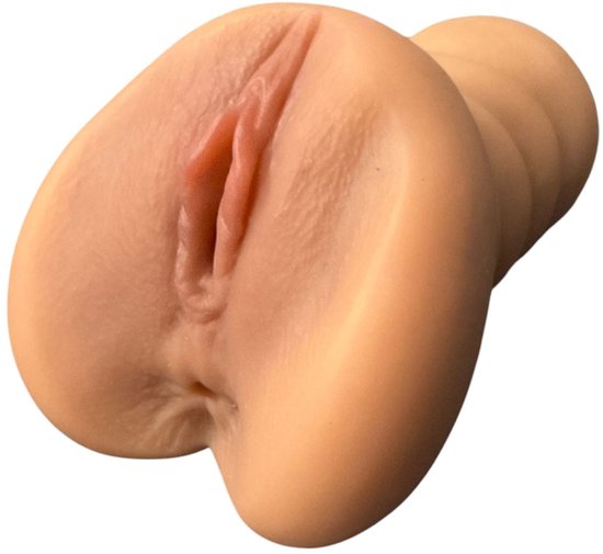 Azota Masturbator - Pocket Pussy - Nep Vagina - 16 CM - Anus En Vagina - 2 in 1 - Sex Toy Voor Mannen