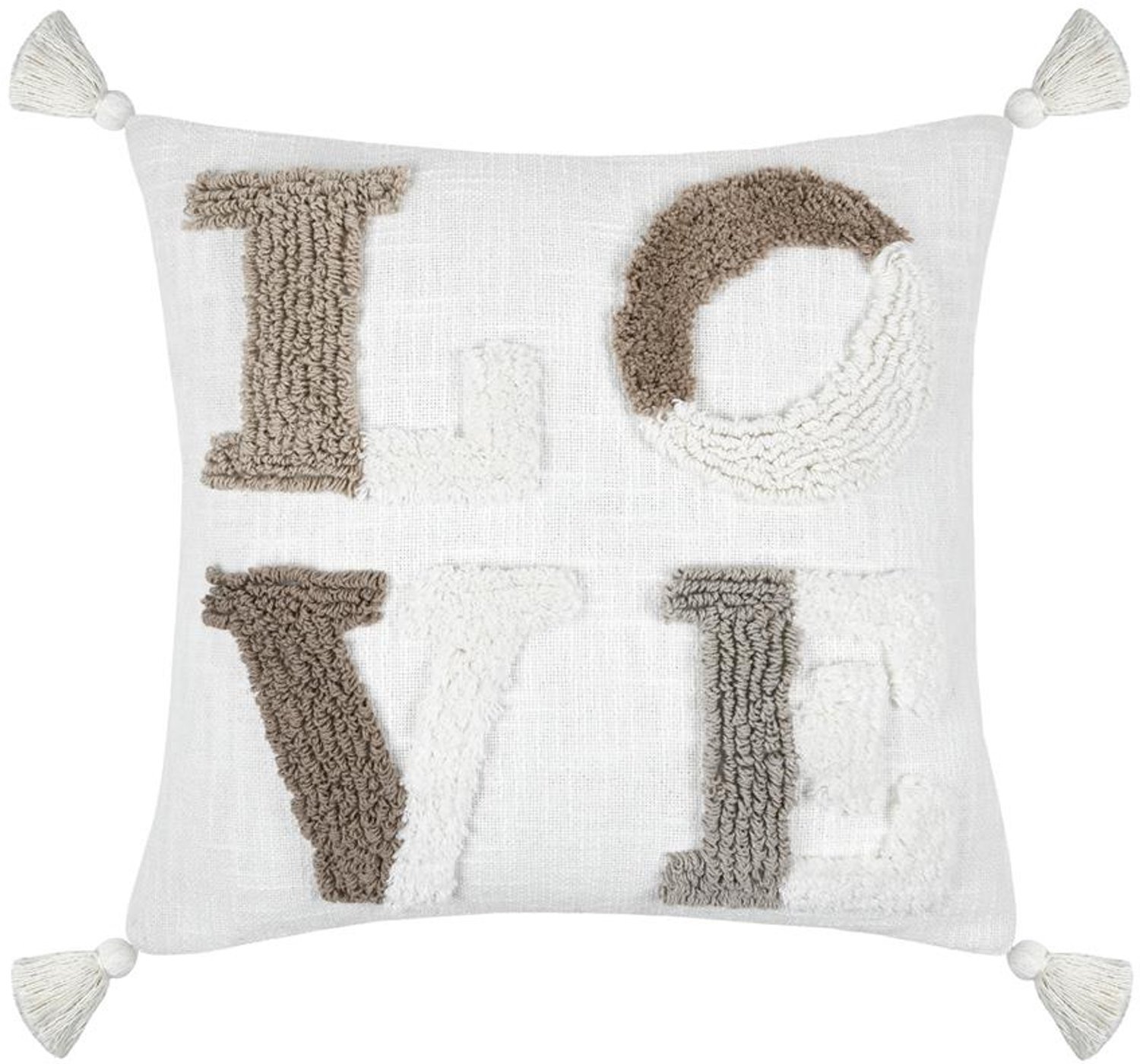 STOF - Decoratieve kussen met afneembare hoes, JOANNY, 45 x 45 cm