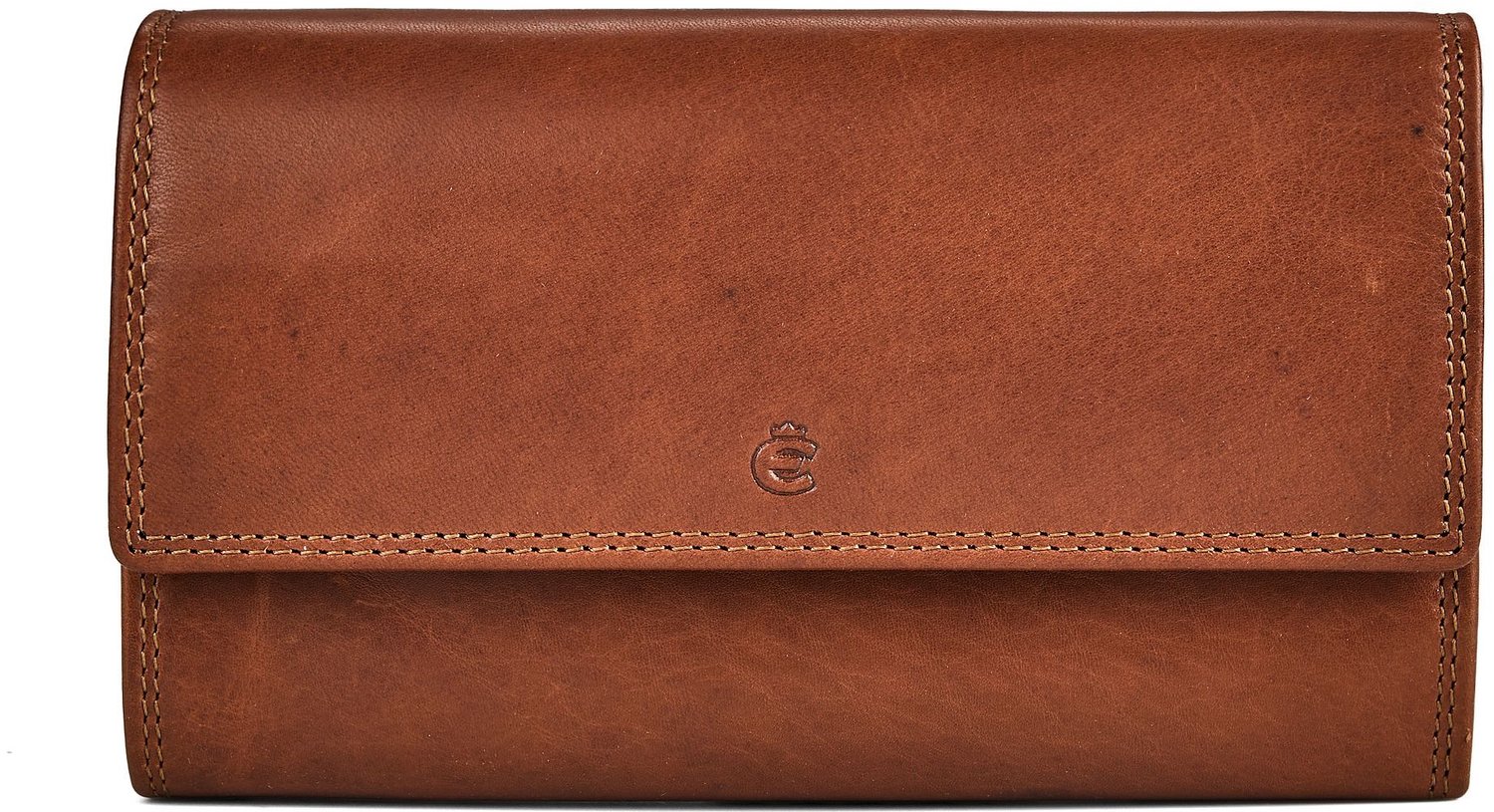 Esquire Dallas Portemonnee RFID-bescherming Leder 18 cm - Dames - Horizontaal - braun