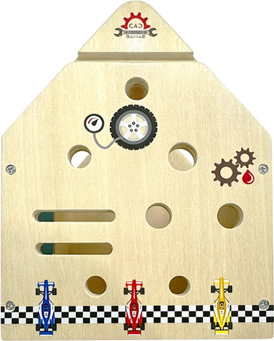 Houten gereedschapskist - Om mee te spelen en schroeven vast te draaien - Speelgoedgereedschapshuis voor fantasiespel - Montessori-speelgoed - Houten speelgoed - Educatief speelgoed voor kinderen - Realistische gereedschapsset — afbeelding 4