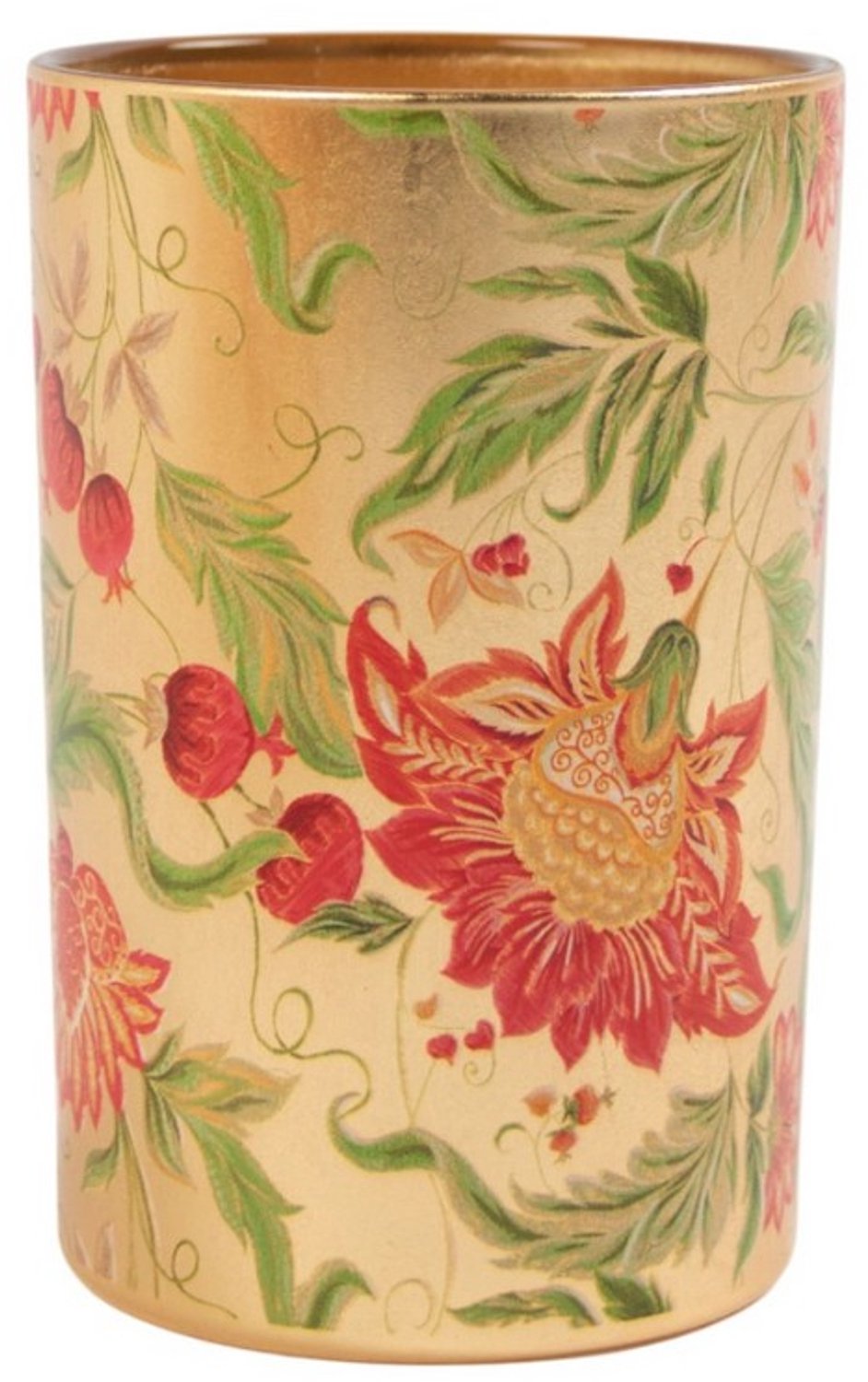 Tea Light holder gold foil C 12,5cm