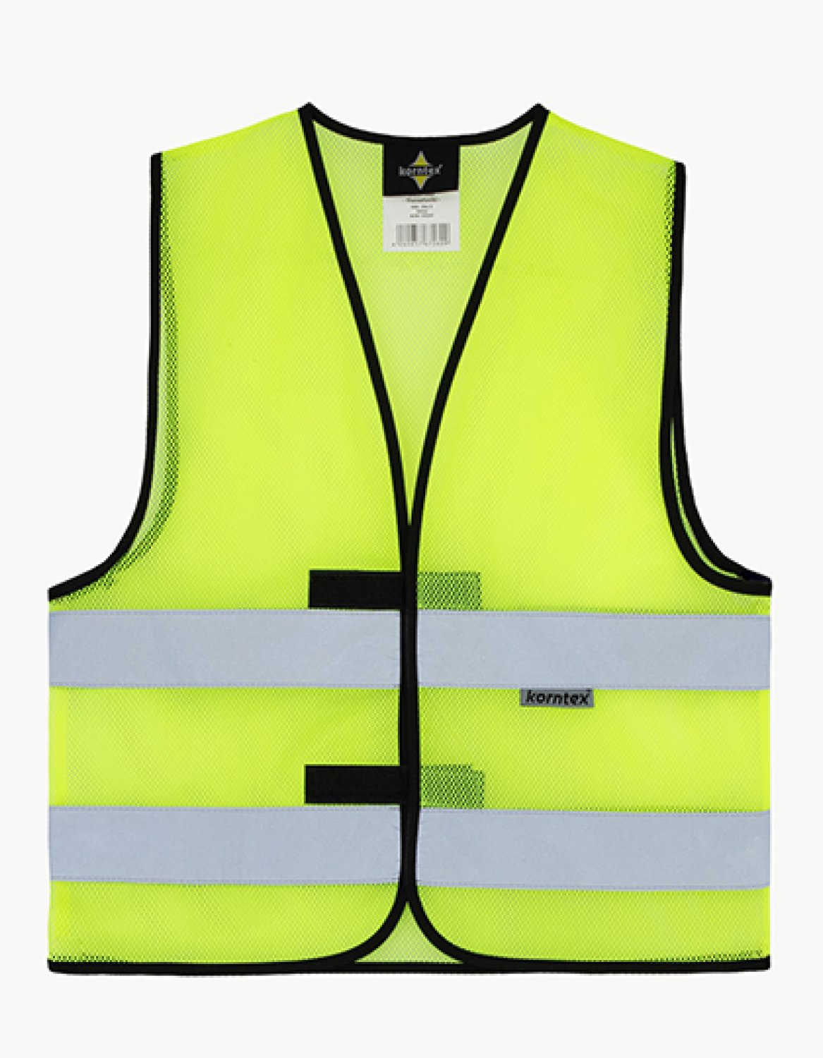 Korntex Hi-Vis Mesh Safety Vest Thessaloniki KX502 - Signal Yellow - M