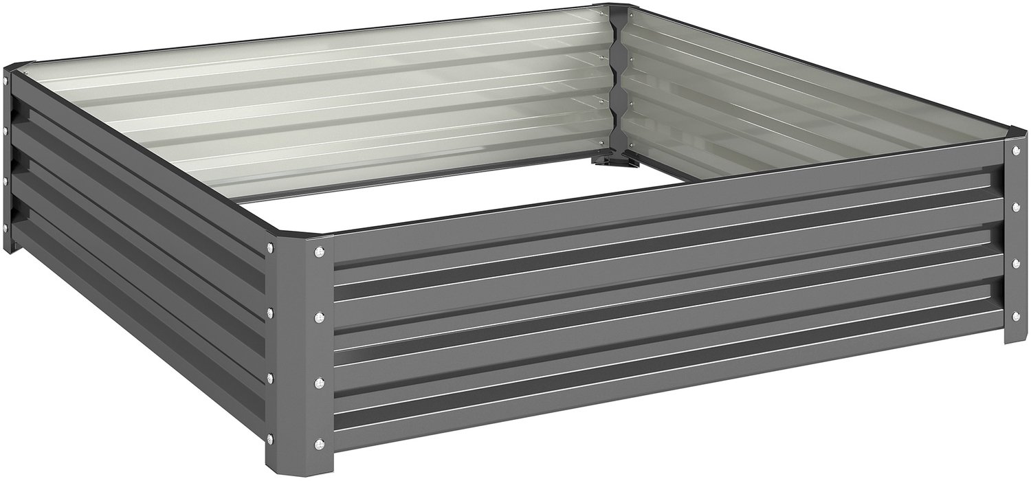 Sunona Plantenbak - 120 x 120 x 30 cm - Lichtgrijs