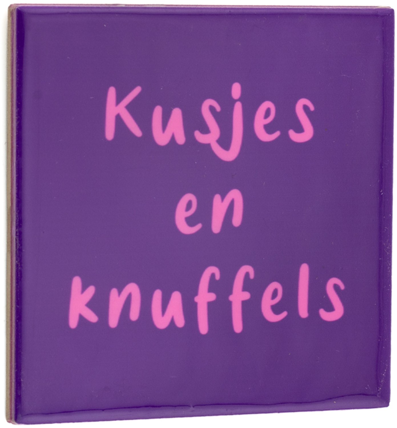 Tegeltje Kusjes en knuffels