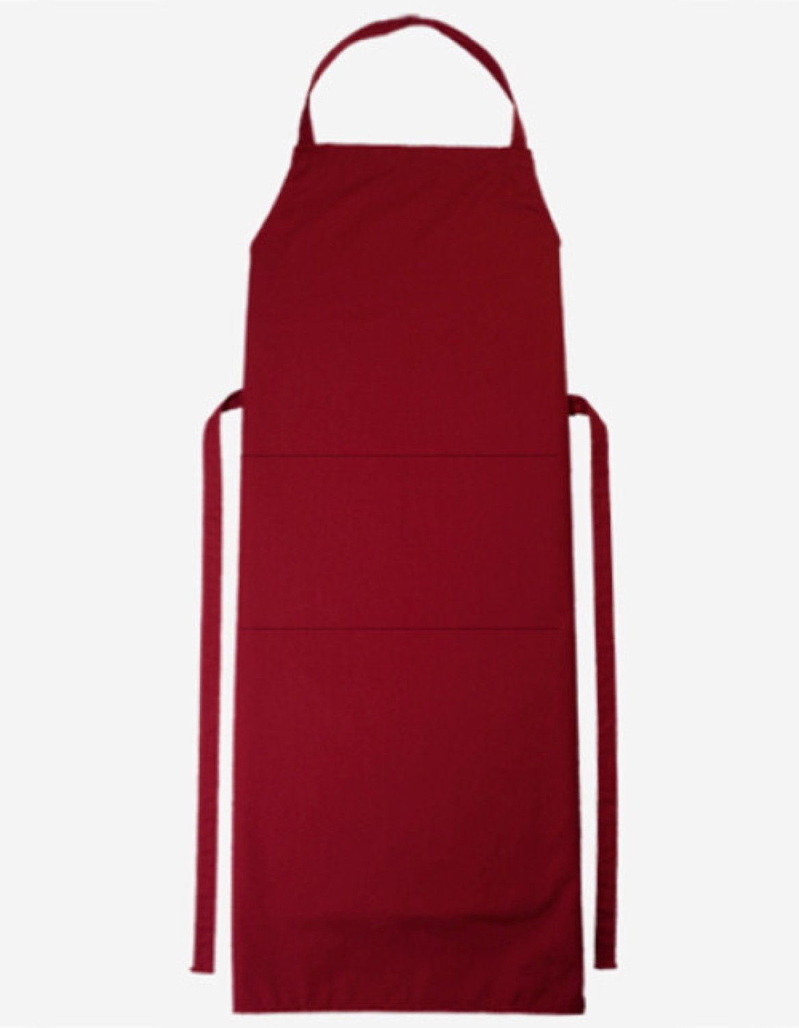 CG Workwear Bib Apron Verona Classic Bag 90 x 75 cm CGW1146 - Cherry - 90 x 75 cm