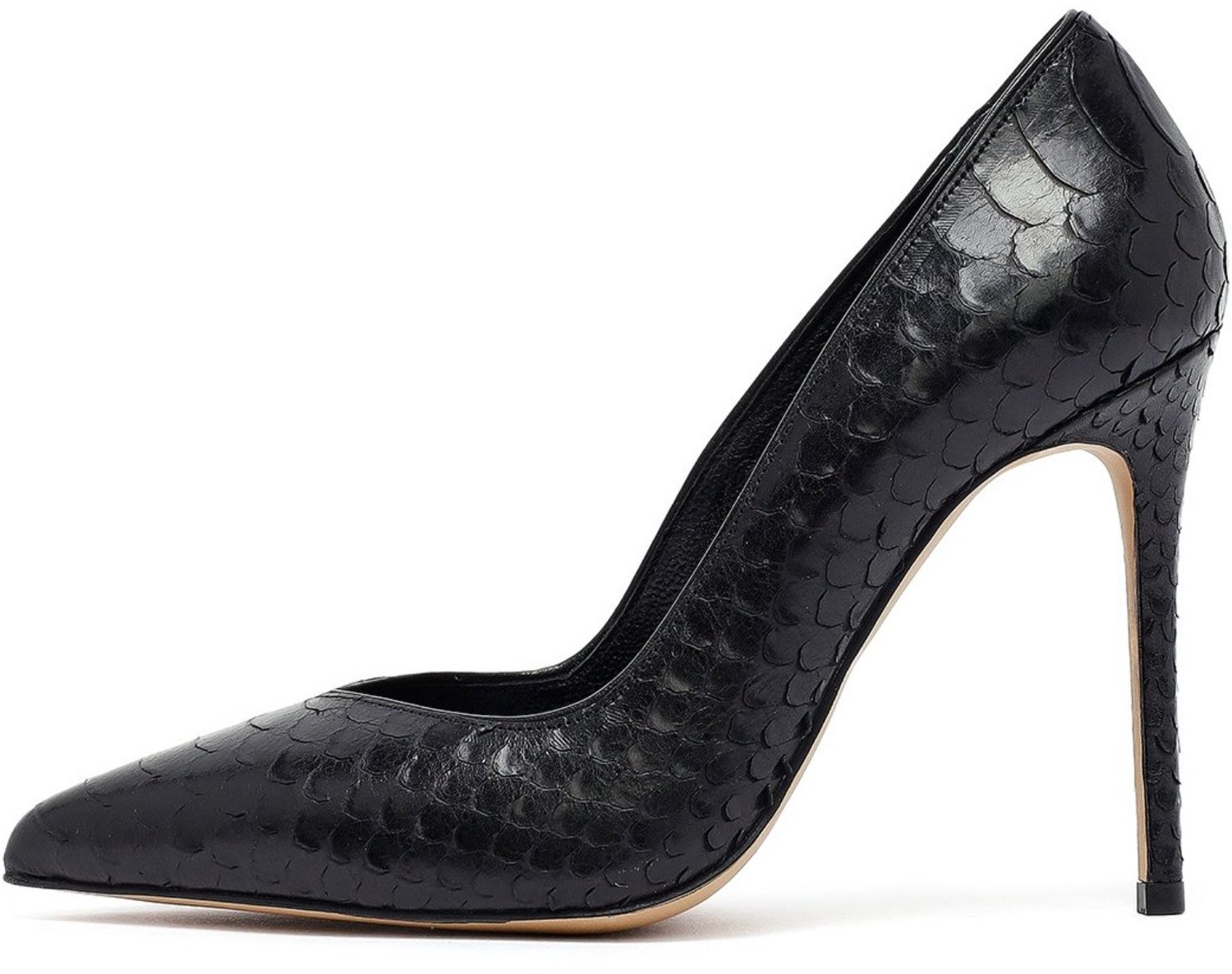 DERIMOD High Heeled Shoes Leather High Heeled Shoes