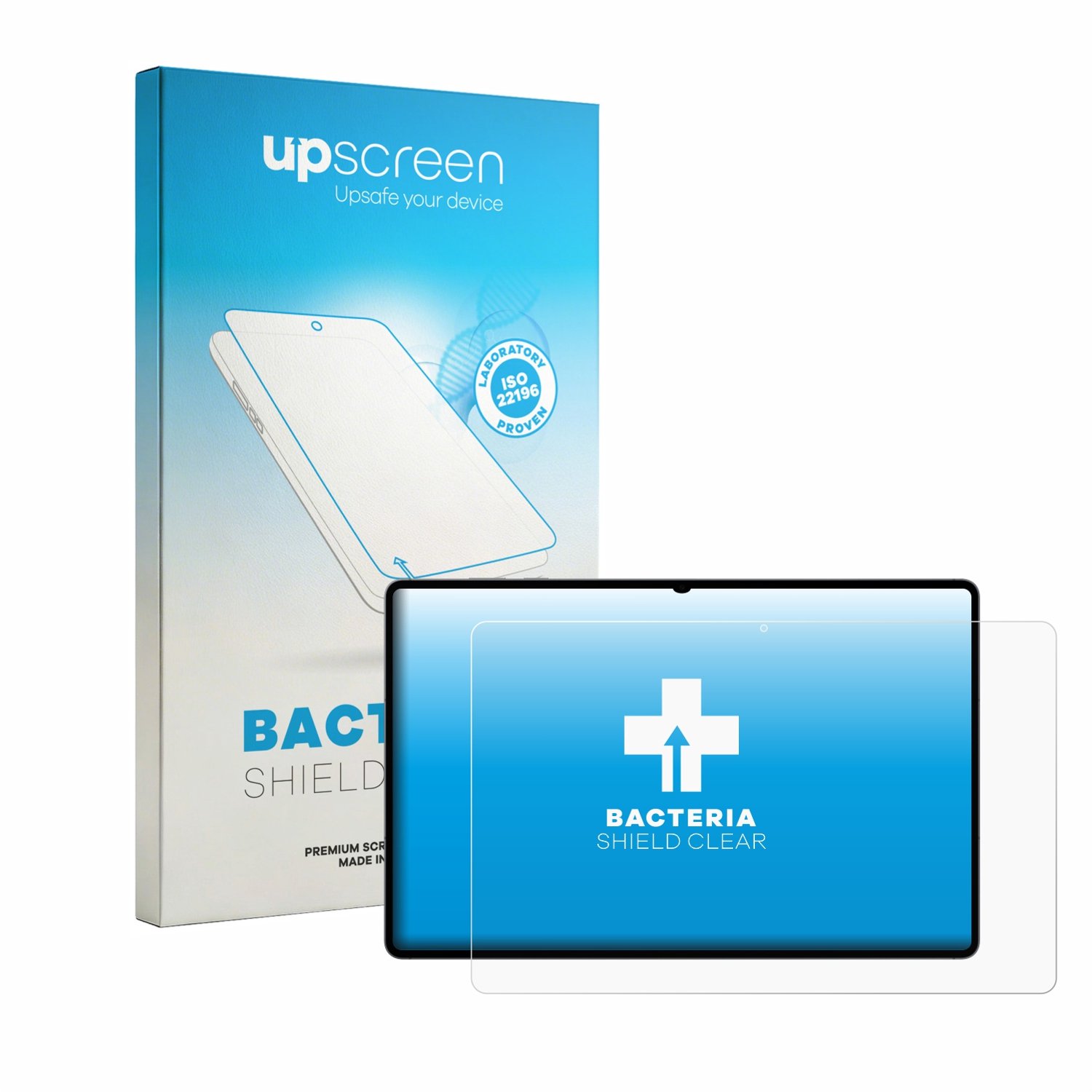 upscreen - Screenprotector voor Samsung Galaxy Tab S12 Ultra - Folie Beschermfolie transparant antibacterieel