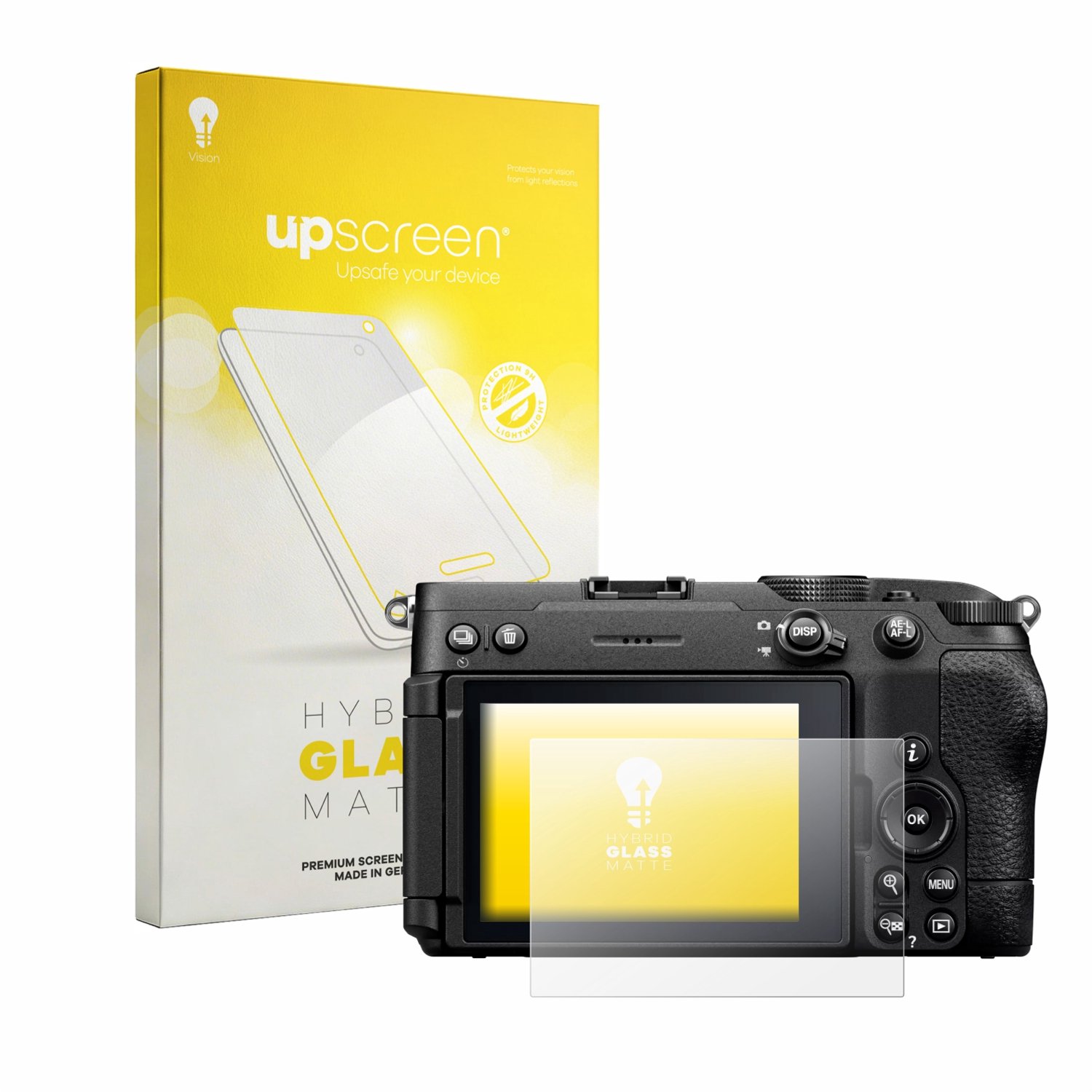 upscreen - Screenprotector voor Nikon Z5 IIC - Folie Beschermfolie Beschermglas matte