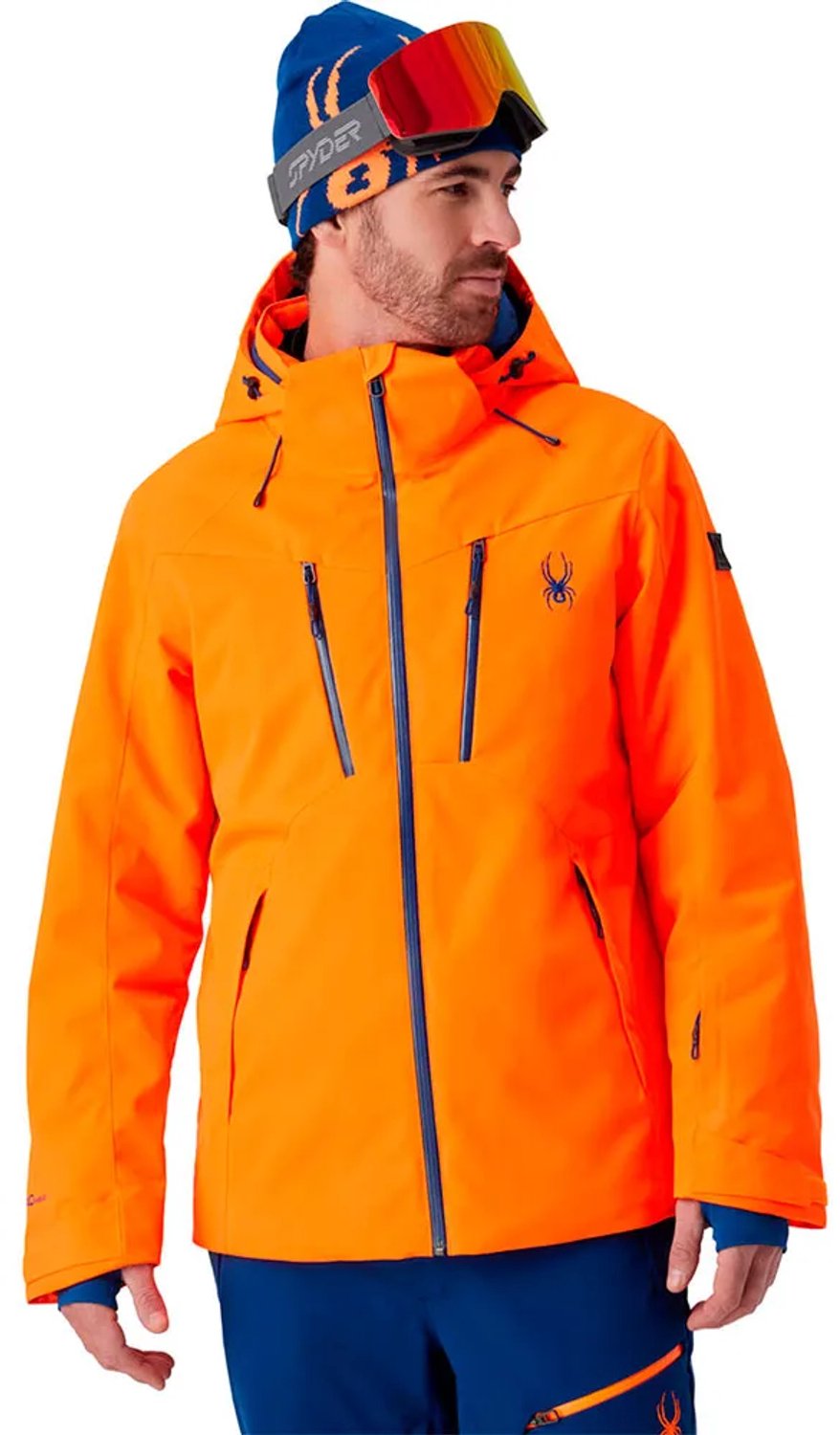 Spyder Rival Jas Man Oranje