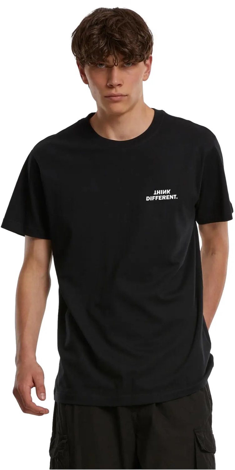 T-shirt Urban Classics Think Zwart