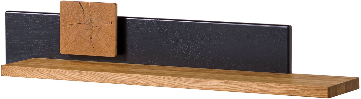 MASSIVMOEBEL24 wandplank wilde eik massief hout blank gelakt / geolied 130x20x20 cm gedemonteerd KITZBÜHEL #179 MASSIVMOEBEL24.DE
