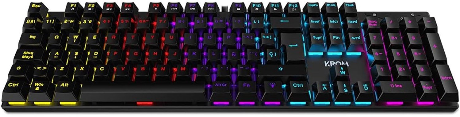 Gaming Toetsenbord - Zwart - Mechanisch met RGB Verlichting - Voor Gamers