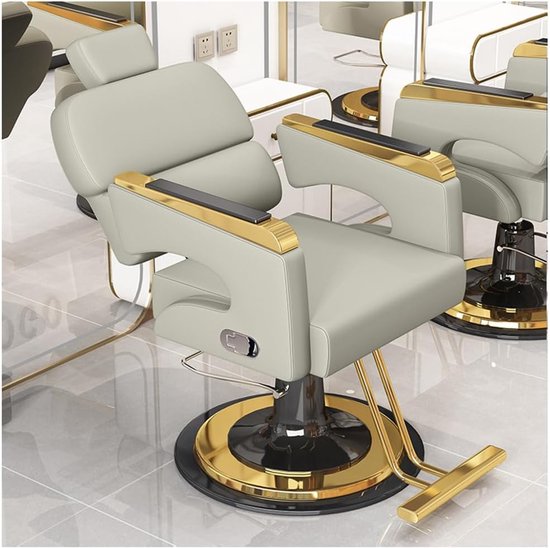 Professionele Verstelbare Kappersstoel Verona 360° Draaibaar met Hydraulische Hoogteverstelling, Kantelbare Rugleuning 90-135°, Comfortabele Armleuningen en Stevig Stalen Frame voor Kapsalon, Barbershop, Beautysalon en Thuisgebruik — afbeelding 4