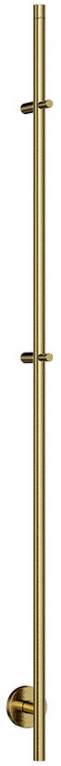 Wiesbaden Callista Elektrische Handdoekradiator 150 cm - Geborsteld Messing