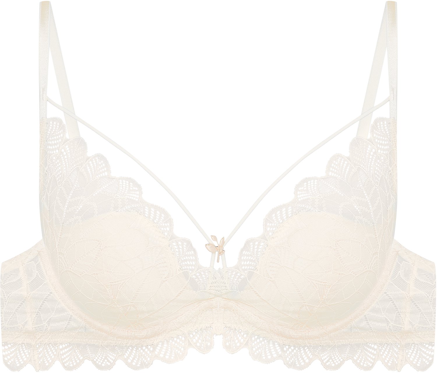 ESOTIQ Oath - Push-upbeha - Huidkleurig - 65E - Plantaardige kant