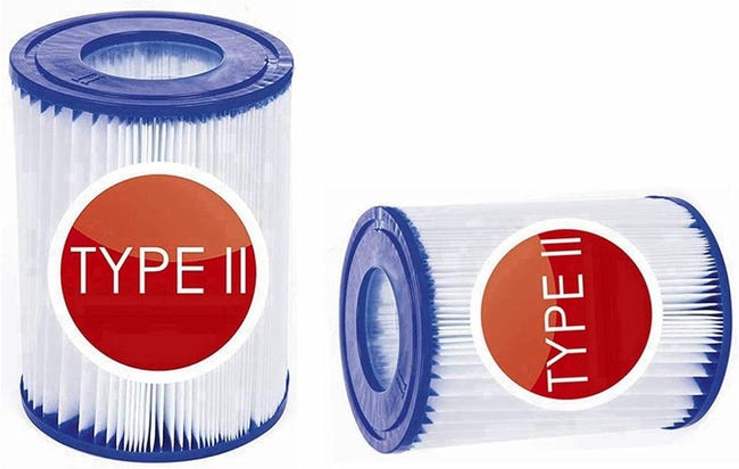 Geschikt voor Bestway 58094 - set van 2 filters type 2 - voor Steel Pro Frame en opblaasbare zwembaden