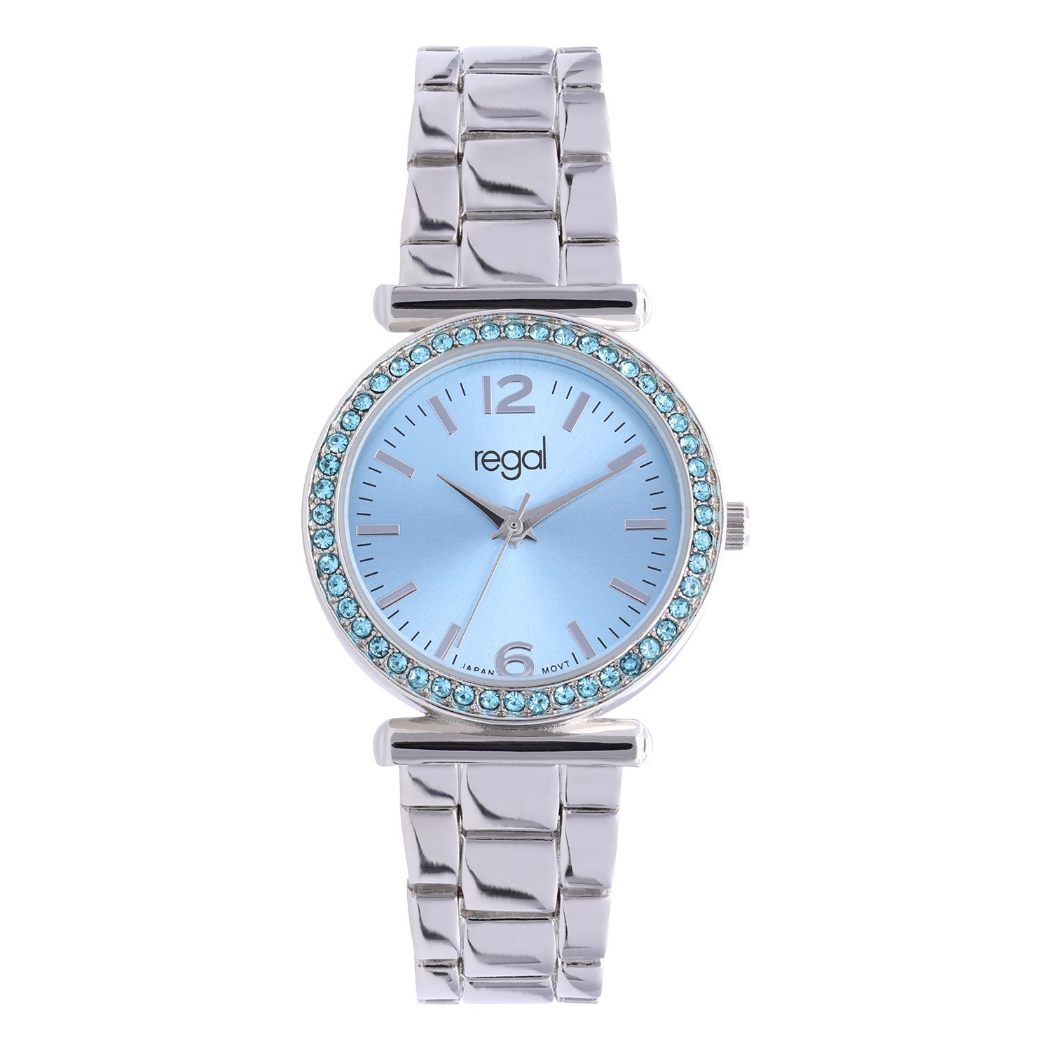 Lucardi Kinder Regal Kinder Horloge Zilverkleurig Blauw - Horloge - Staal - Zilverkleurig - 30 mm