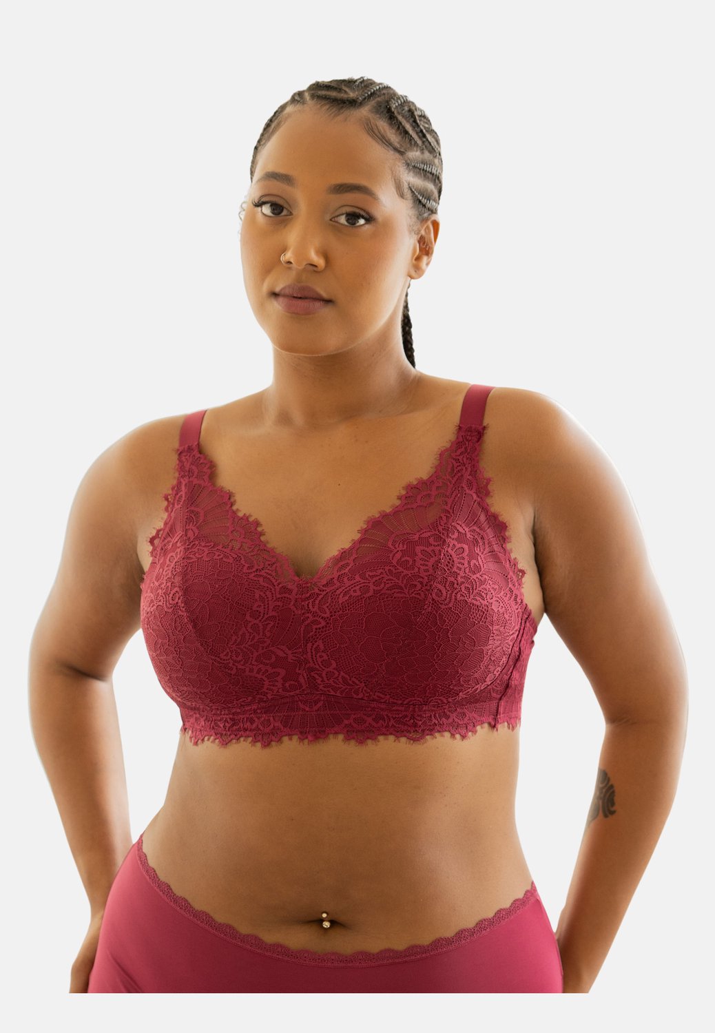 SugarShape bralette SENLSA bordeaux