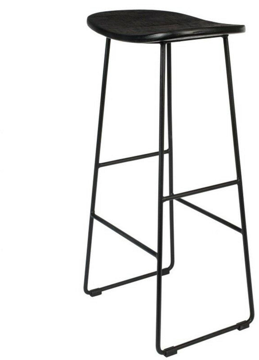 Puur Trondheim barkruk 76 cm zwart