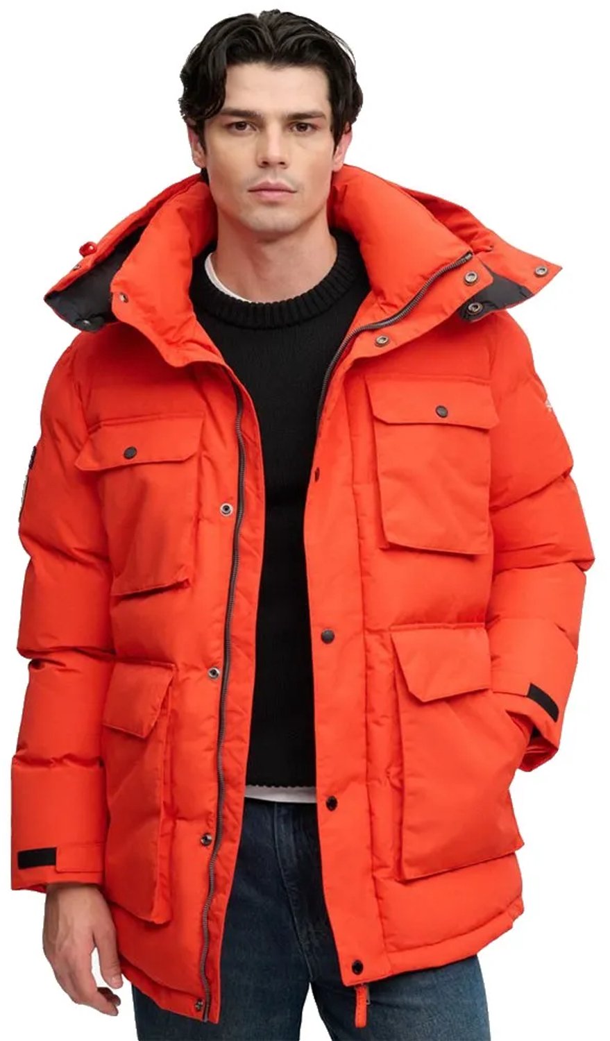 Superdry Everest Expedition Parka Jas Heren Gewatteerde jassen Oranje