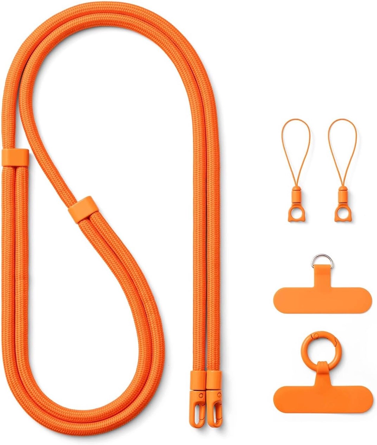 Universele Telefoon Lanyard - Verstelbaar 80-150cm - Oranje
