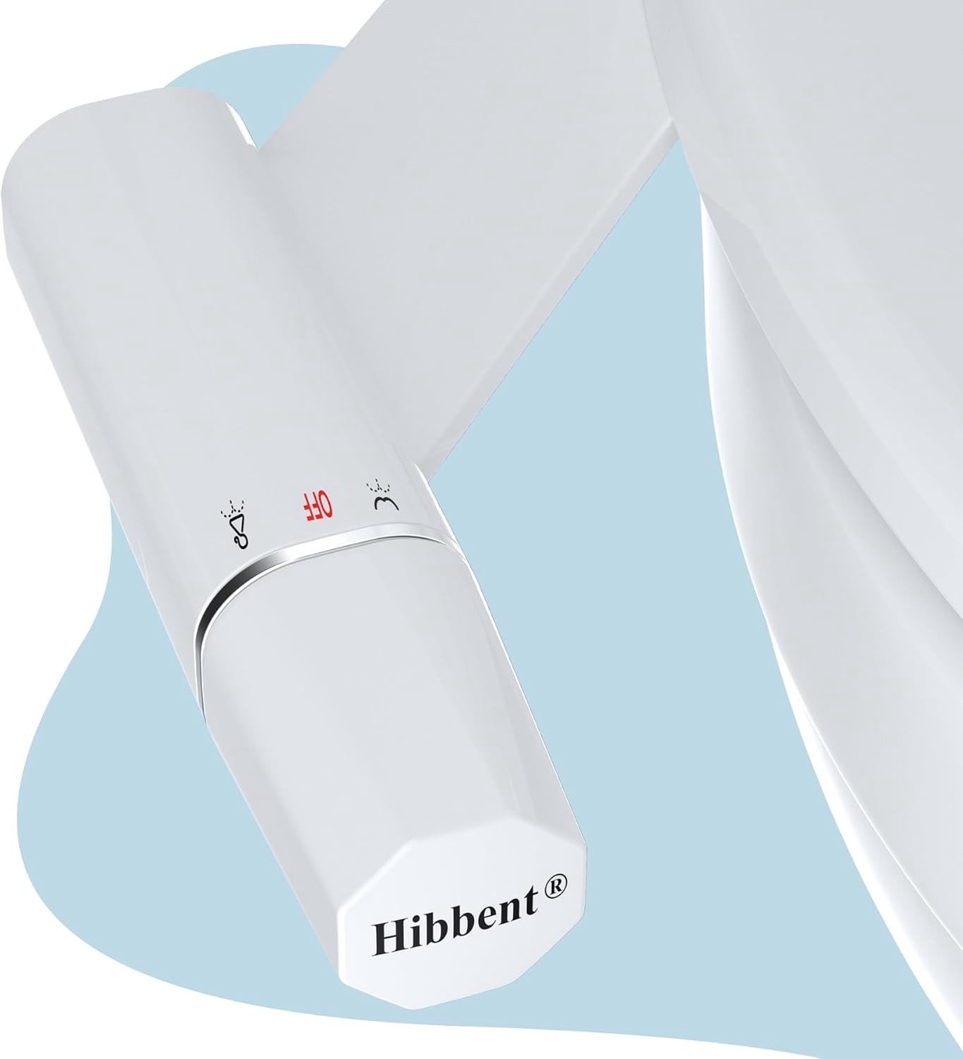 Ultra Dun Niet-Elektrisch Bidet Voor Toilet met Dubbele Sprayers - Bespaar Papier, Eenvoudige Controle en Hygiënische Poetsbeurt, Wit
