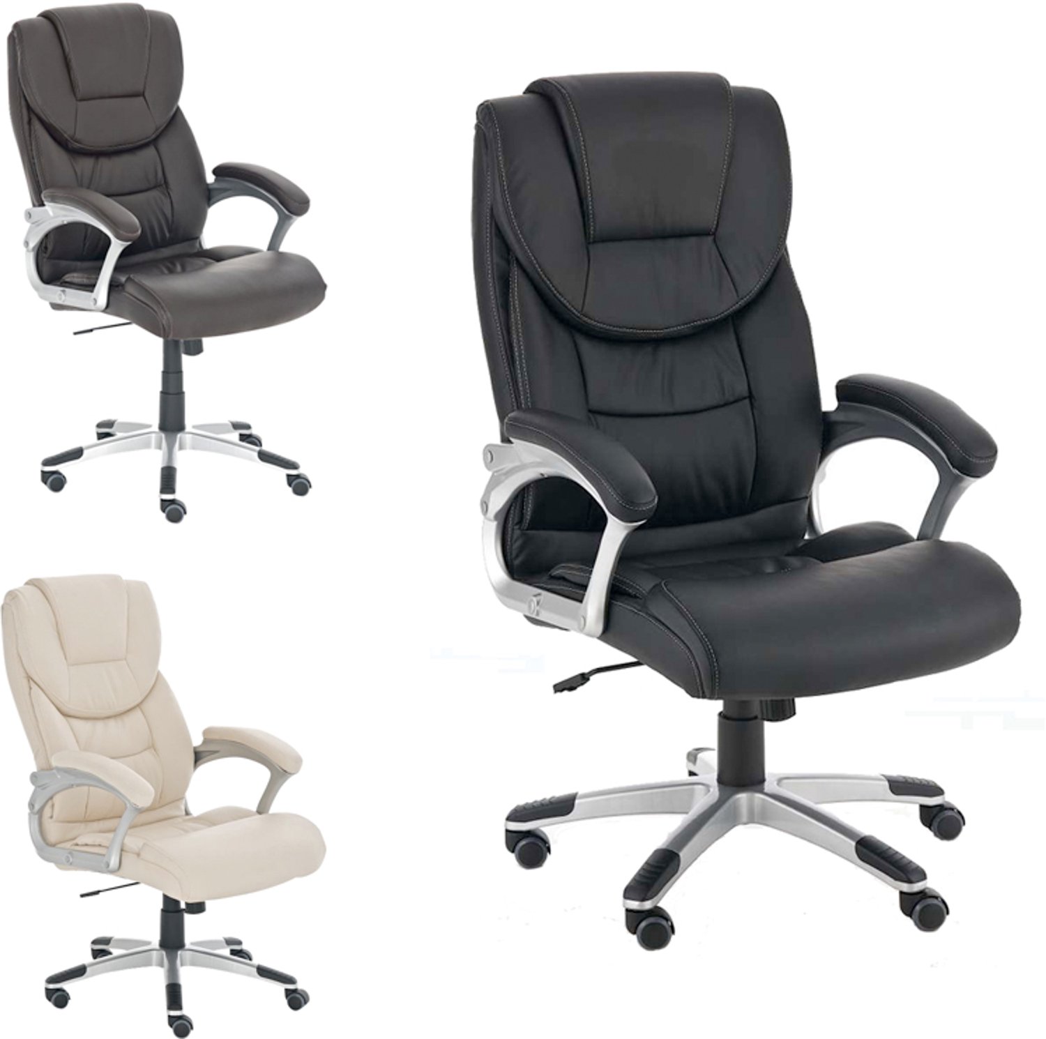 Luxe Comfort Monza 0050 bureaustoel - zwart