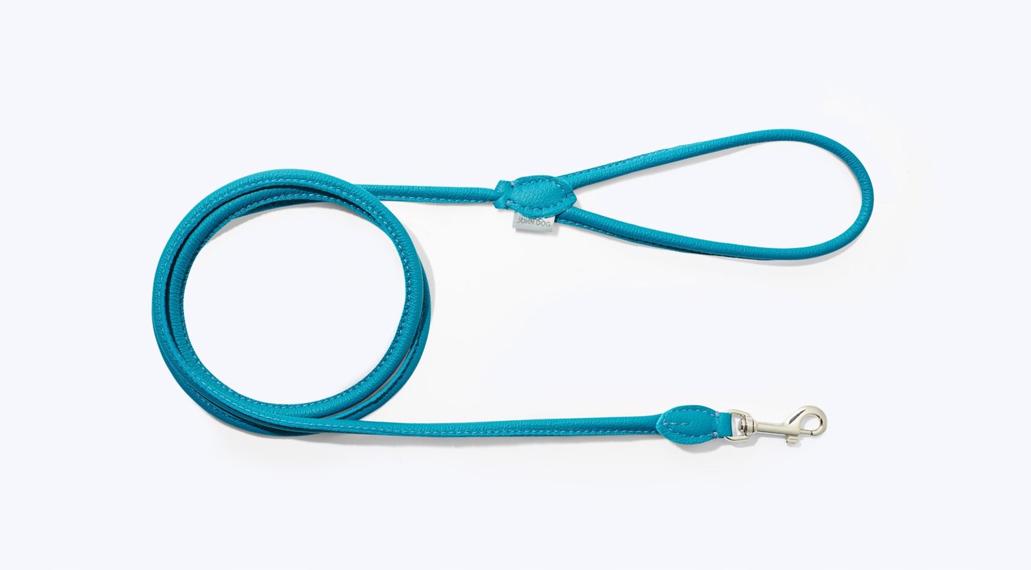 John Dog Lederen Hondenriem Marineblauw 1,8m x 0,6cm