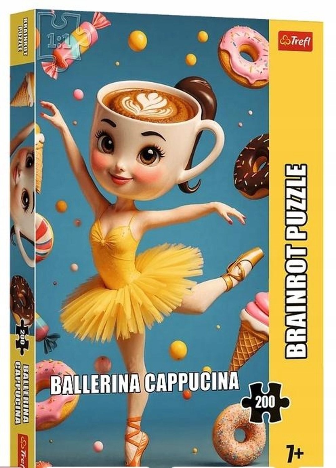 Trefl BrainRots Ballerina Cappuccina Puzzel 200 Stukken (7+ Jaar)